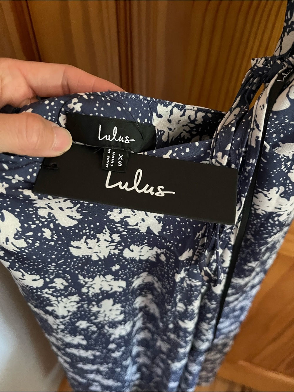 Lulu’s: Picturesque Moments Blue Floral Strappy Maxi Dress - NWT - Picture 5 of 6